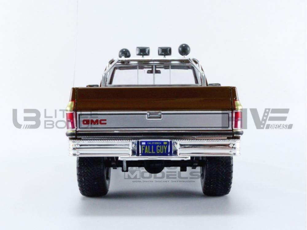 1982 GMC K-2500 Sierra Grande Pickup Truck Brown "The Fall Guy" (1981-1986) TV Series 1/18 Diecast Model Car by Greenlight