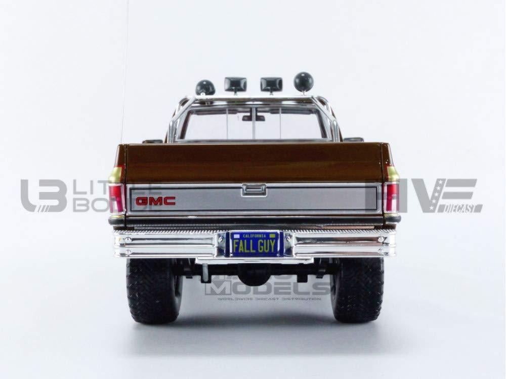 1982 GMC K-2500 Sierra Grande Pickup Truck Brown "The Fall Guy" (1981-1986) TV Series 1/18 Diecast Model Car by Greenlight