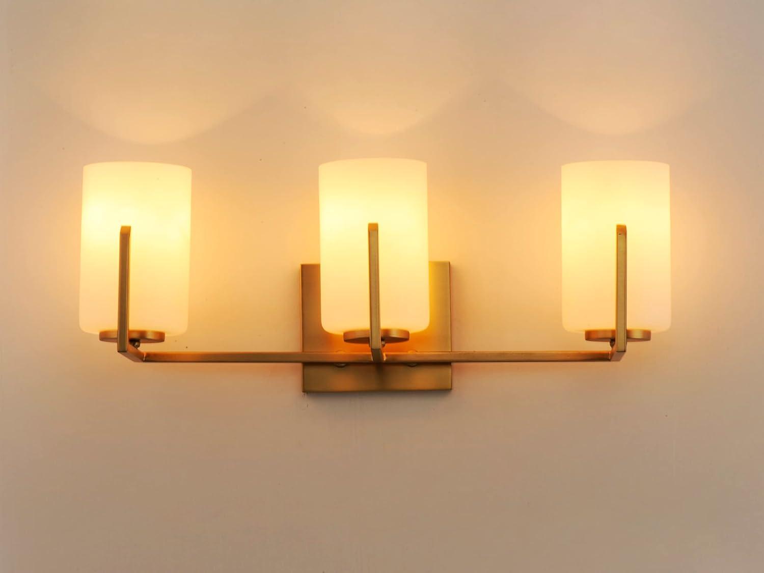 21283SWSBR-Maxim Lighting-Dart 3 Light Bath Vanity Approved for Damp Locations-Satin Brass Finish