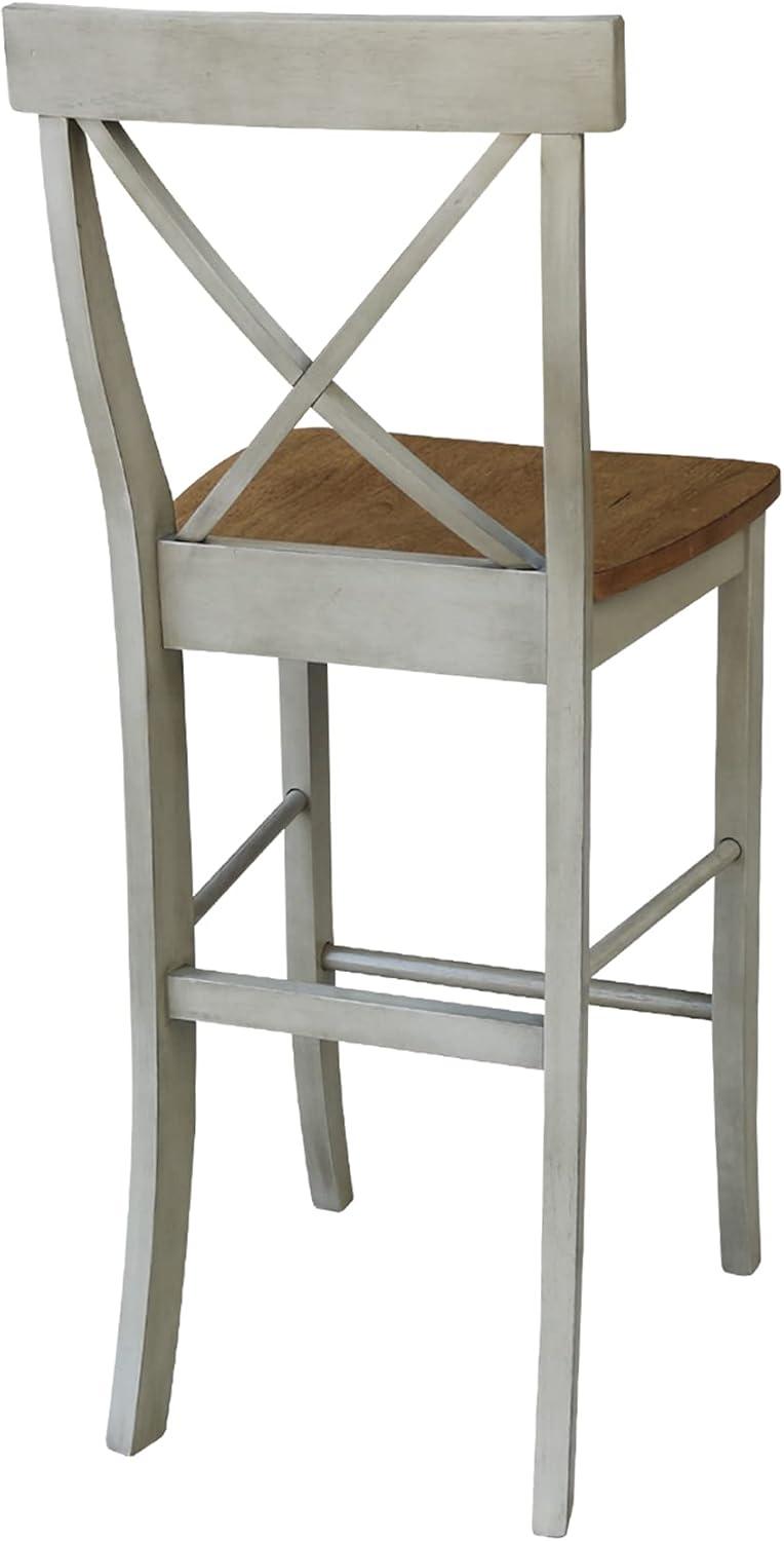 30" X Back Barstool - International Concepts