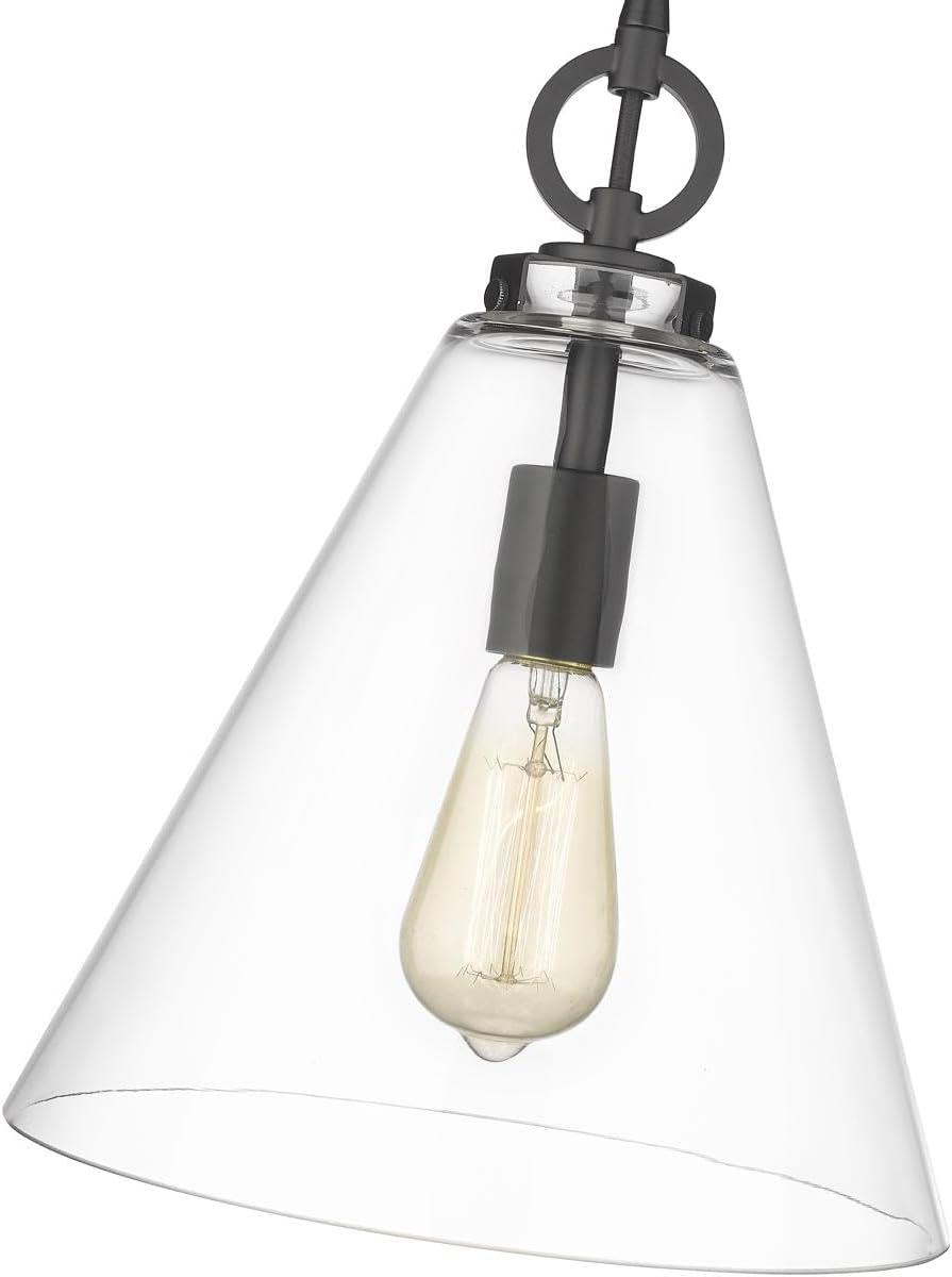 Z-Lite Harper 1 - Light Pendant in  Matte Black