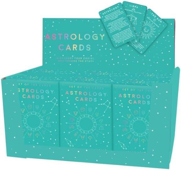 Gift Republic 100 Astrology Cards - guides you through how to read your astrology chart and understand its hidden meanings.