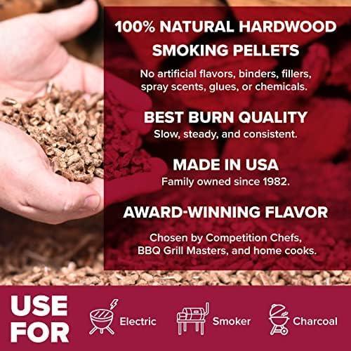 BBQR's Delight Hickory Flavor BBQ Wood Pellets Grill Fuel 20 Lb Bag All Natural