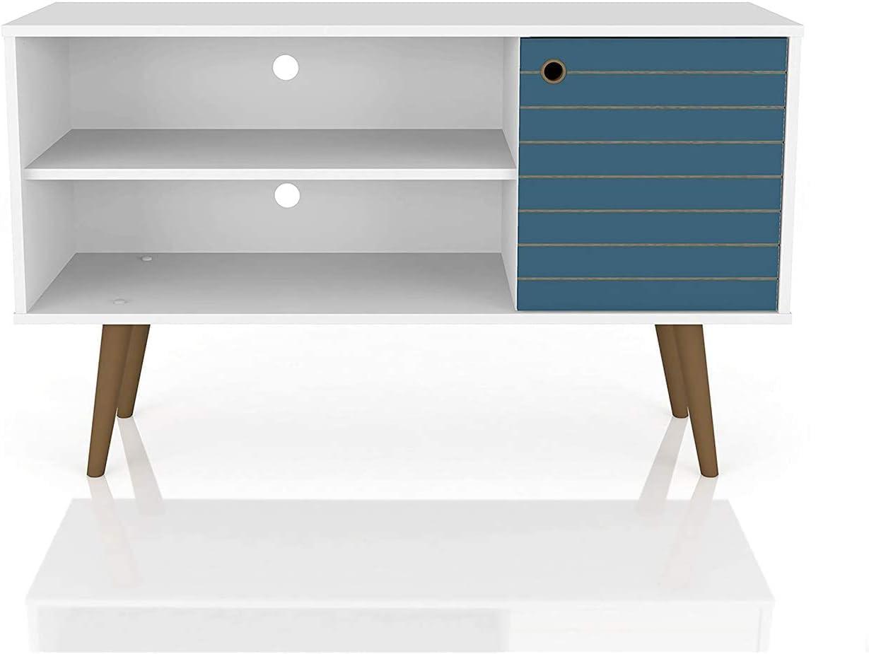 Liberty 42.52" Mid-Century Modern TV Stand with 2 Shelves and 1 Door