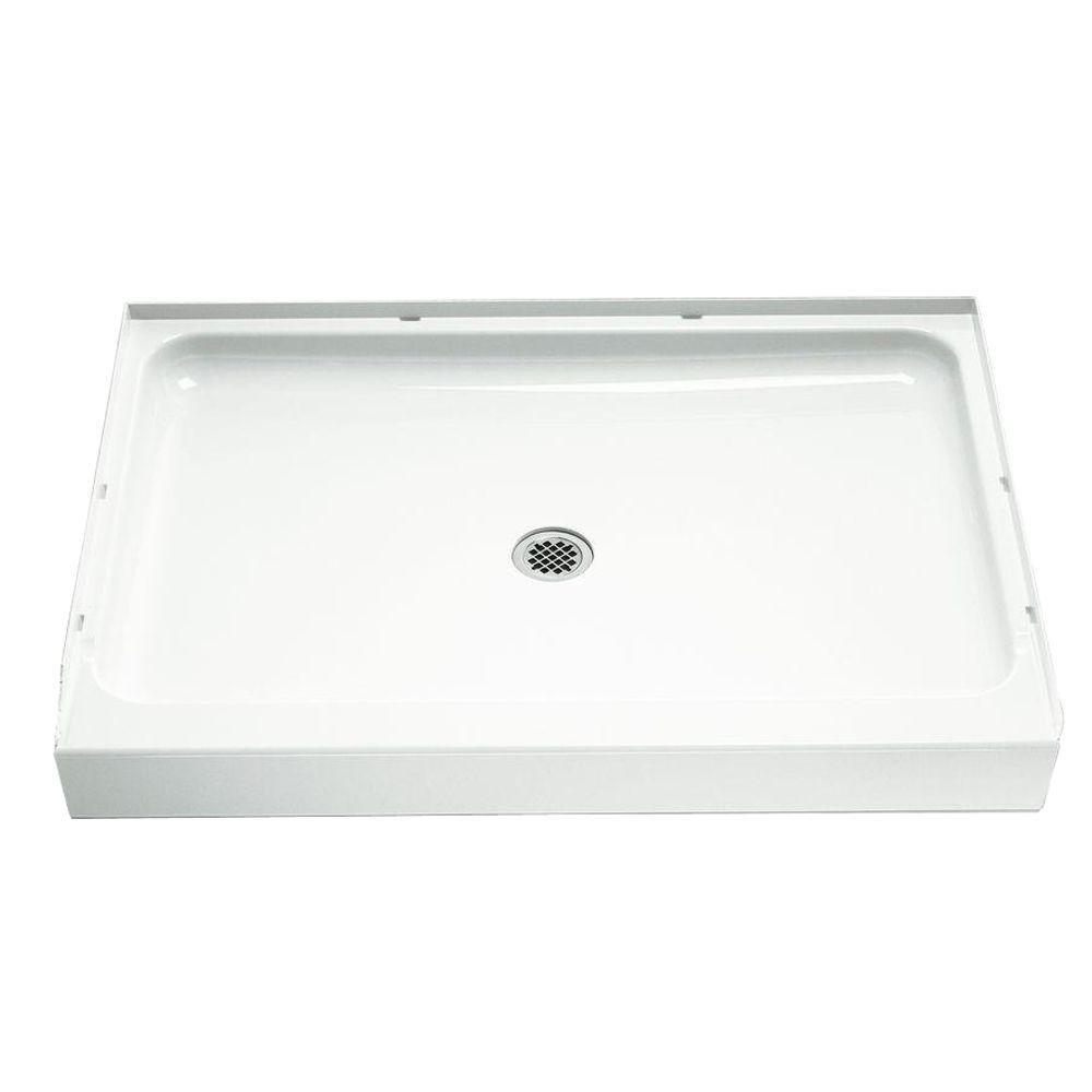 STERLING/Vikrell Ensemble 48-Inch Shower Base, White, High Gloss #72121100-0