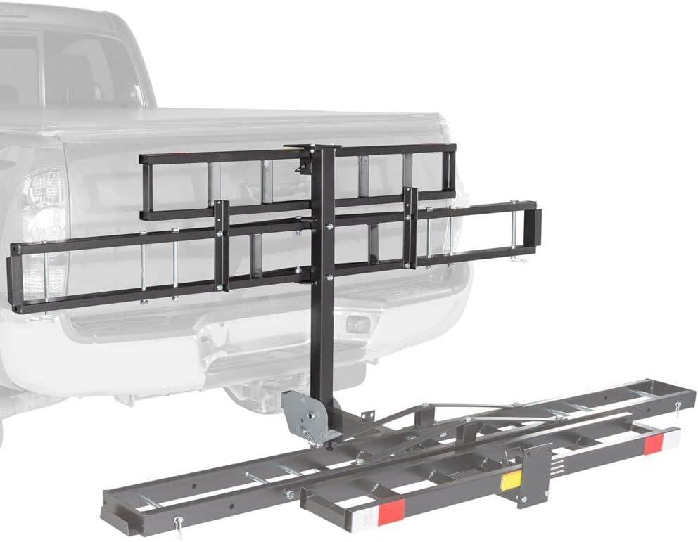 Black Widow MCC-500-F-Folding Steel Hitch Carrier for Dirt Bikes