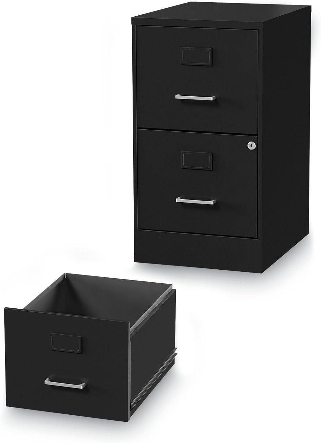 14'' Wide 2 -Drawer Steel File Cabinet