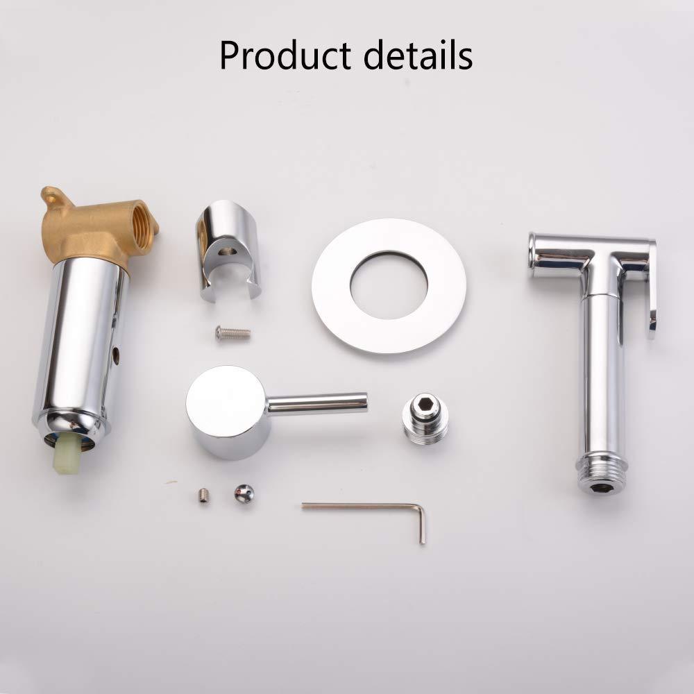 Handheld Bidet Sprayer for Toilet, Hot and Cold Bidet Sprayer,Portable Bidet for Toilet,Toilet Sprayer with Mixer