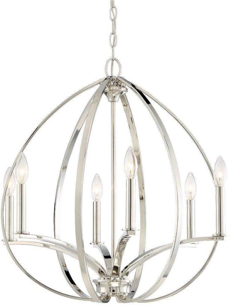 Minka Lavery Tilbury 6 - Light Dimmable Globe Chandelier