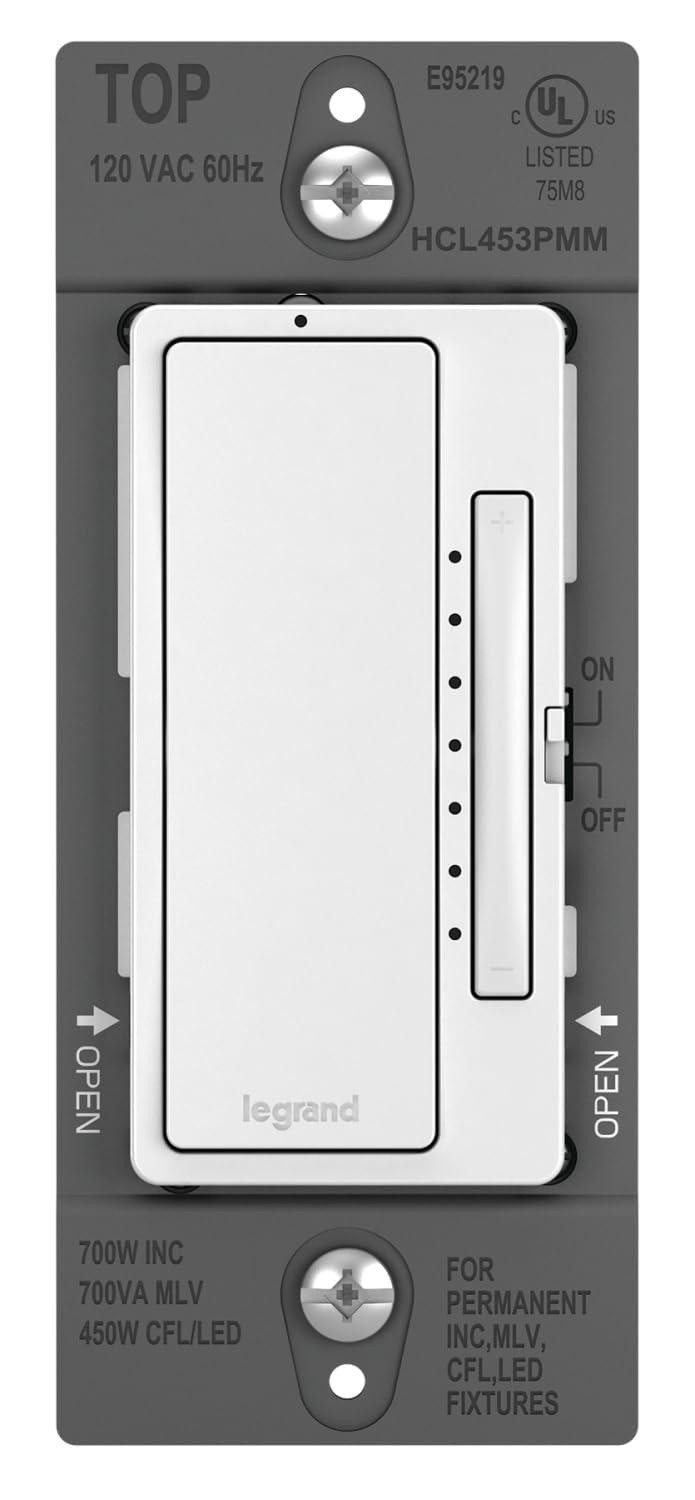 Legrand Hcl453pmm Radiant 450 Watt 120 Volt Multi-Location Master Dimmer Switch Wall