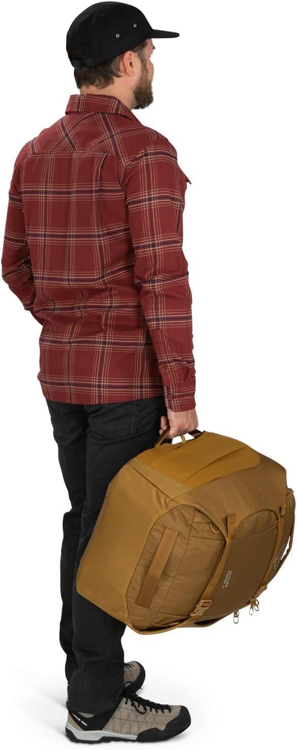 Brindle Brown Nylon 46L Travel Backpack with AirScape Panel
