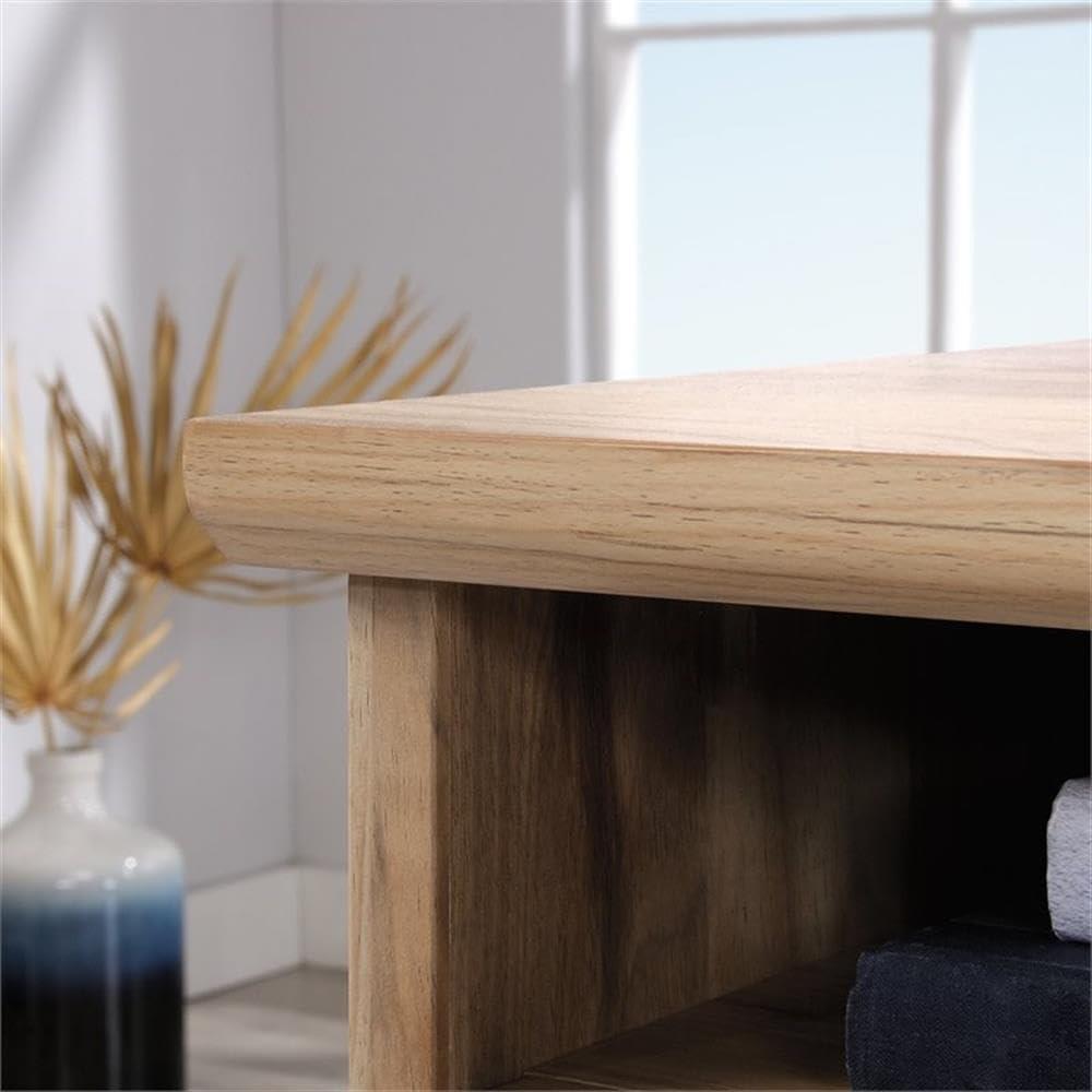 Portage Park Executive Desk Kiln Acacia - Sauder