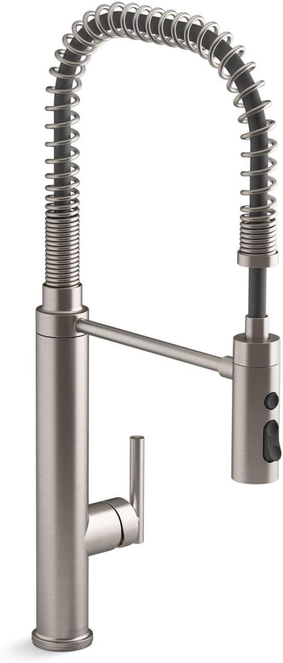 Kohler Purist® Single Handle Semi-Professional Pre-Rinse Kitchen Faucet with Pull Down Sprayer