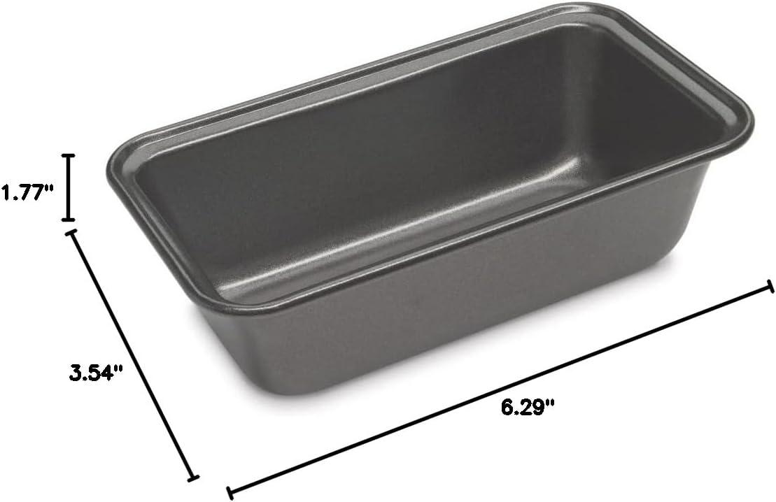 Mini Non-Stick Steel Loaf Pan Set