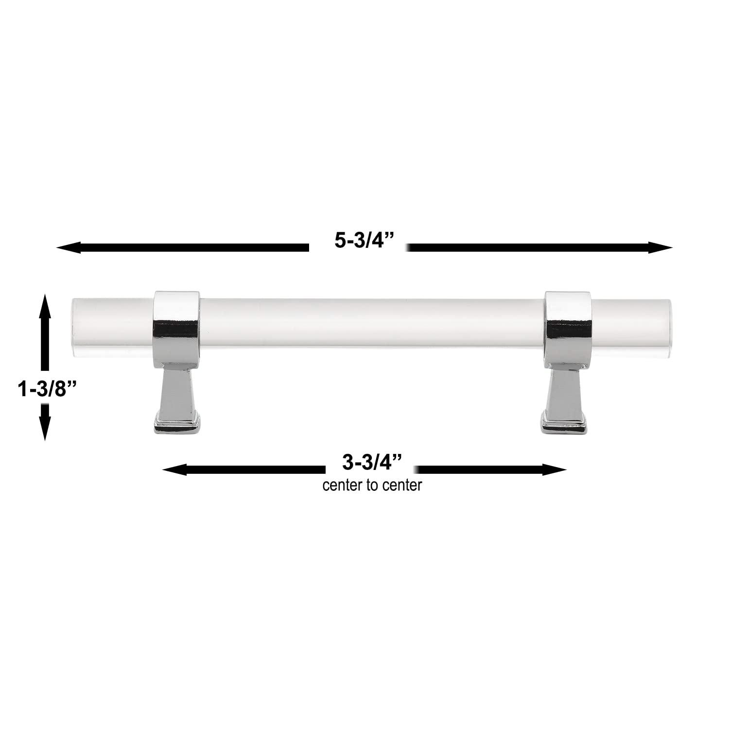 Center to Center Acrylic Bar Pull