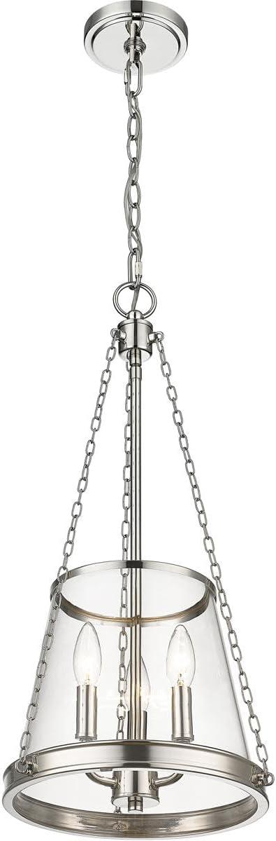 Z-Lite Prescott 3 - Light Pendant in  Polished Nickel