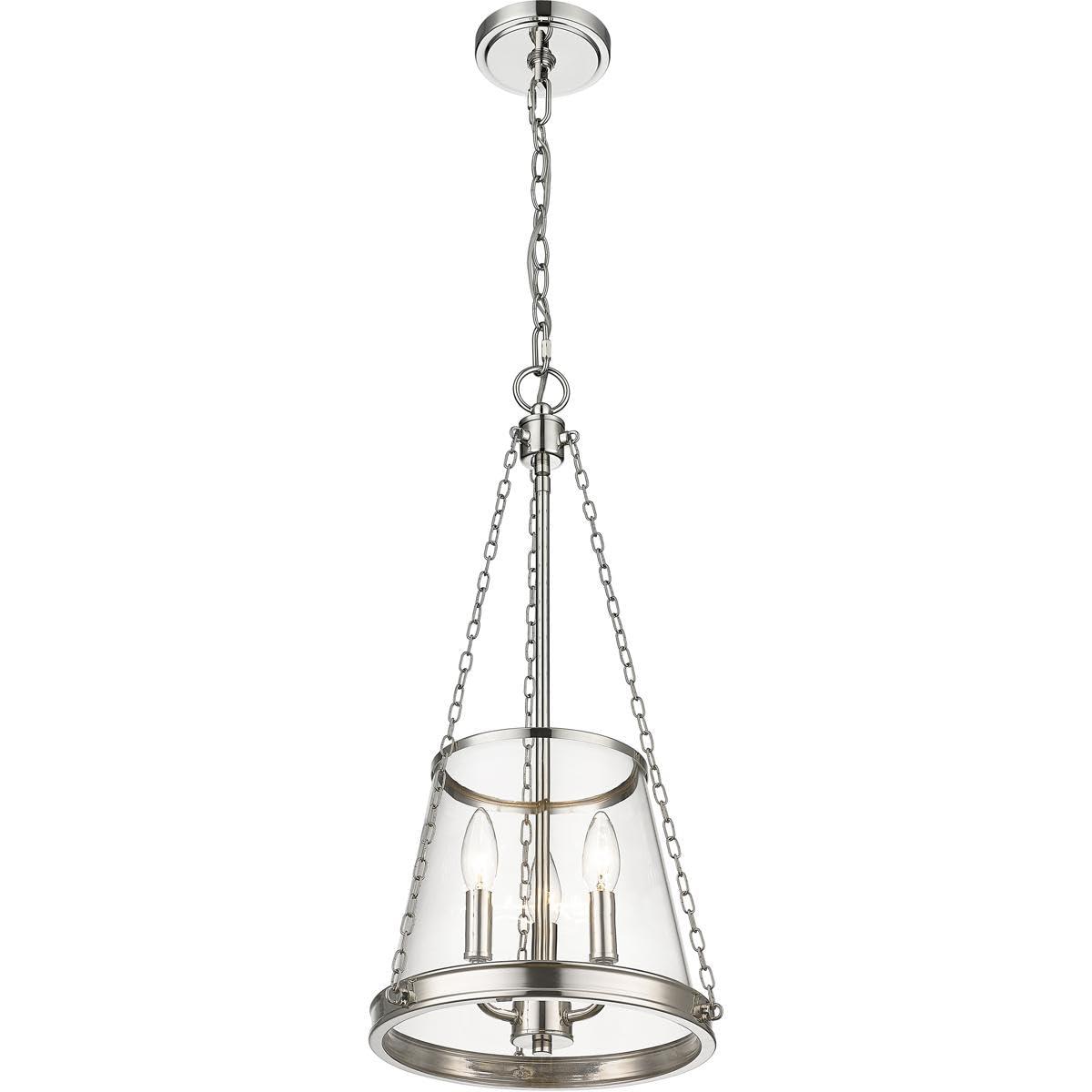 Z-Lite Prescott 3 - Light Pendant in  Polished Nickel