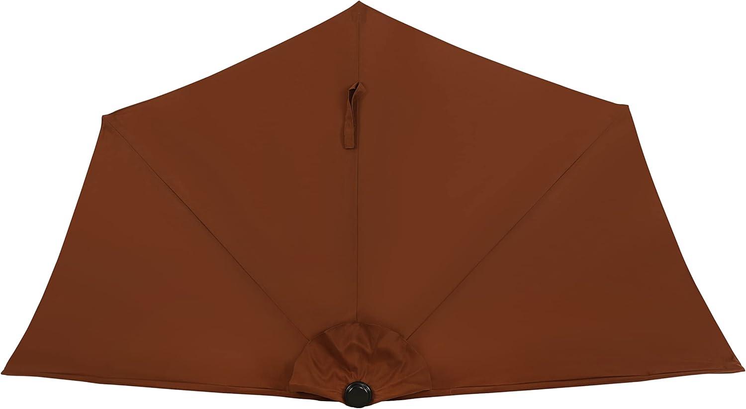 Island Umbrella Lanai 9-ft Half Umbrella in Polyester