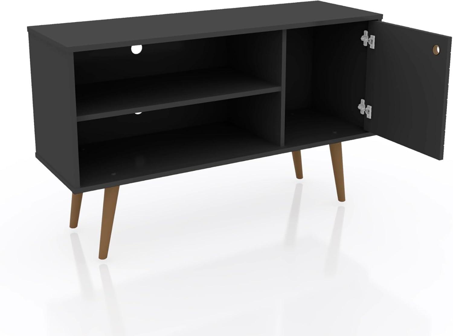 Liberty 42.52" Mid-Century Modern TV Stand with 2 Shelves and 1 Door