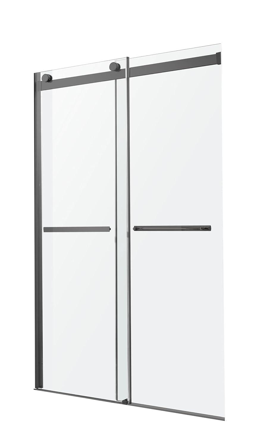 Kahn 60" W x 76" H Double Sliding Frameless Shower Door