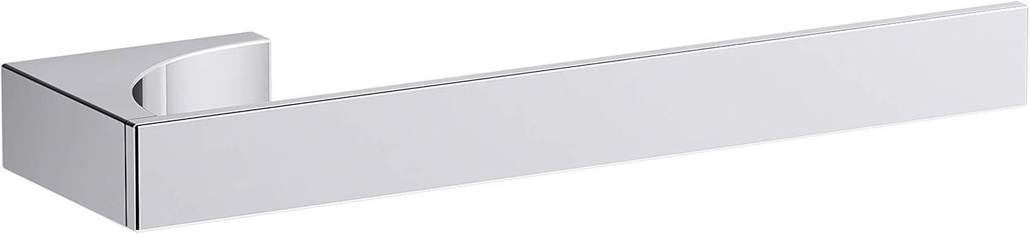 Minimalist Polished Chrome Wall Mounted Towel Arm