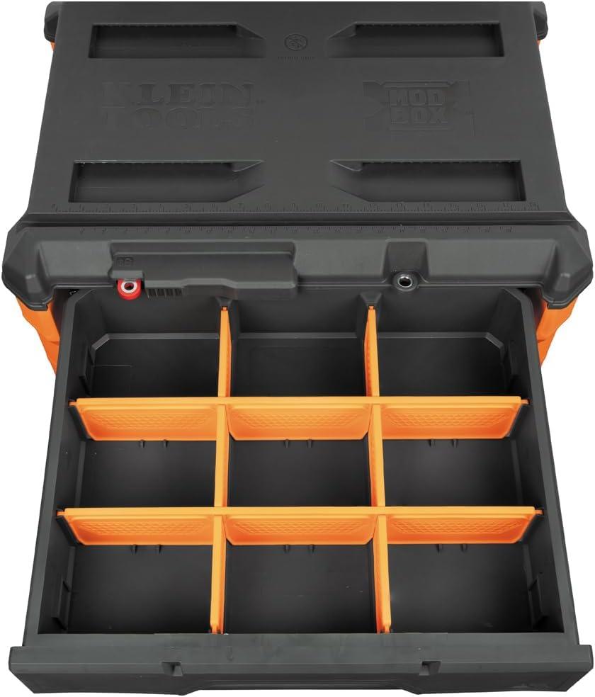 Klein Tools 54801MB MODbox Two Drawer Rolling Tool Box
