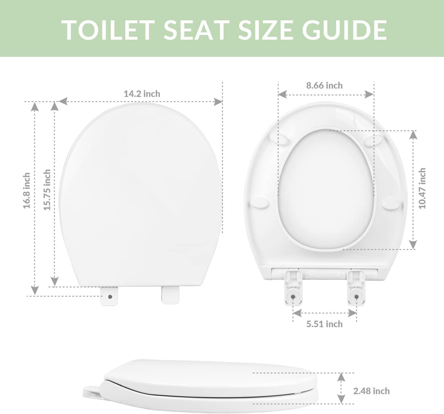 Round Toilet Seat and Lid