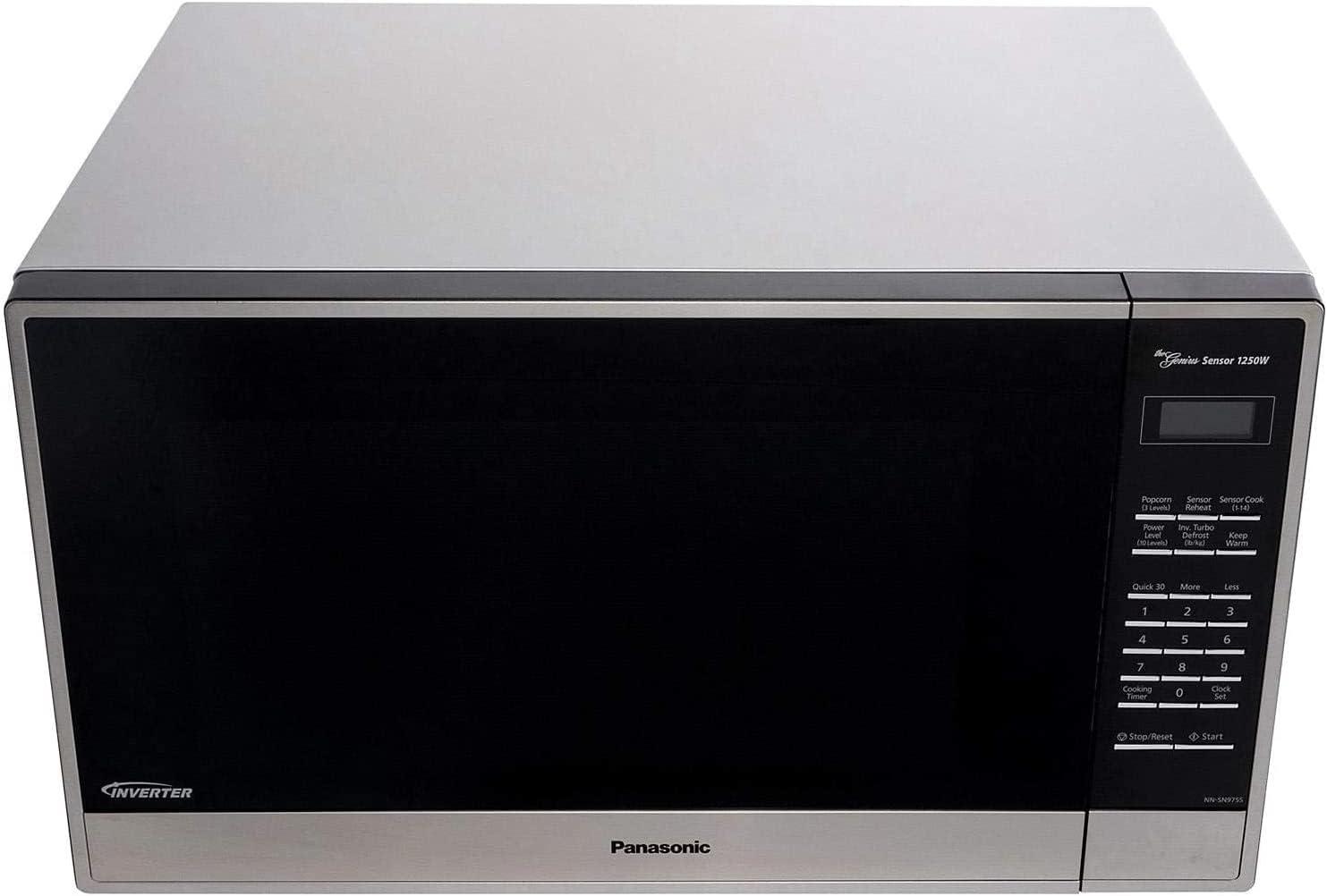 Panasonic 2.2 cu ft Countertop Microwave Oven in Stainless Steel