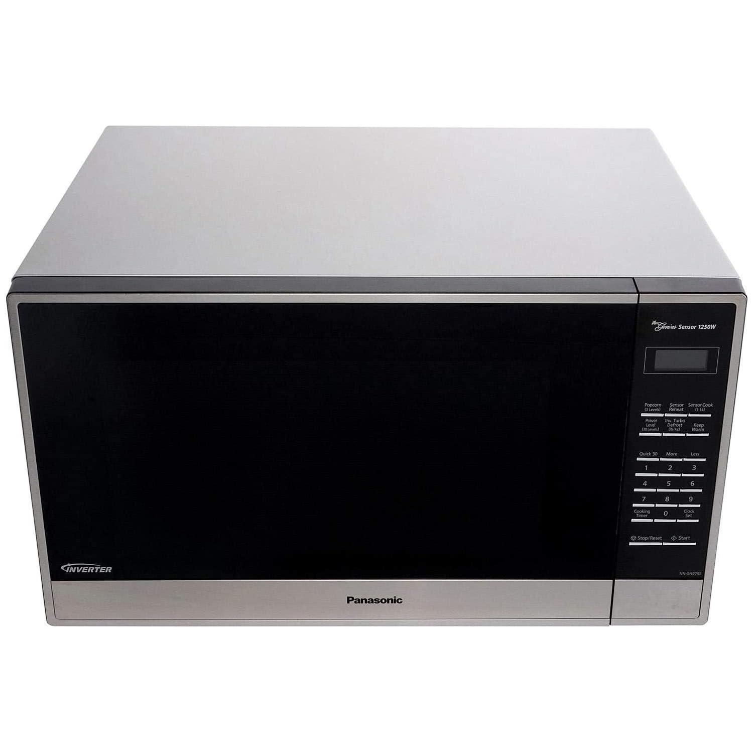 Panasonic 2.2 cu ft Countertop Microwave Oven in Stainless Steel