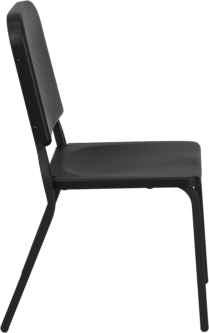 Flash Furniture HERCULES Series Black High Density Stackable Melody Band/Music Chair