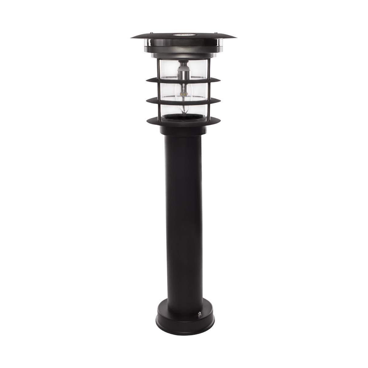Gama Sonic Stainless Steel Solar Bollard Lamp with EZ Anchor