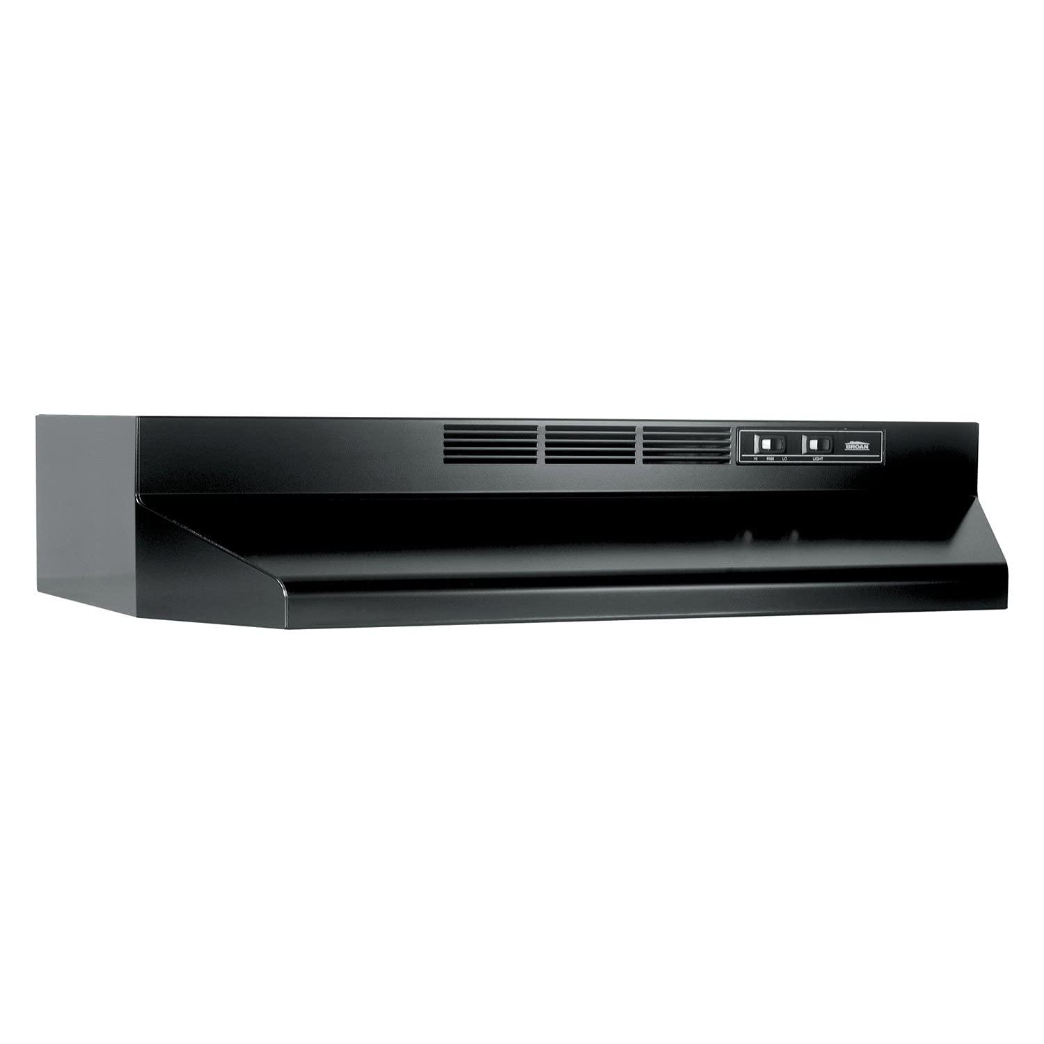 Broan NuTone 30" Steel 190 CFM Ductless (Non-Vented) Under Cabinet Range Hood with Charcoal Filter