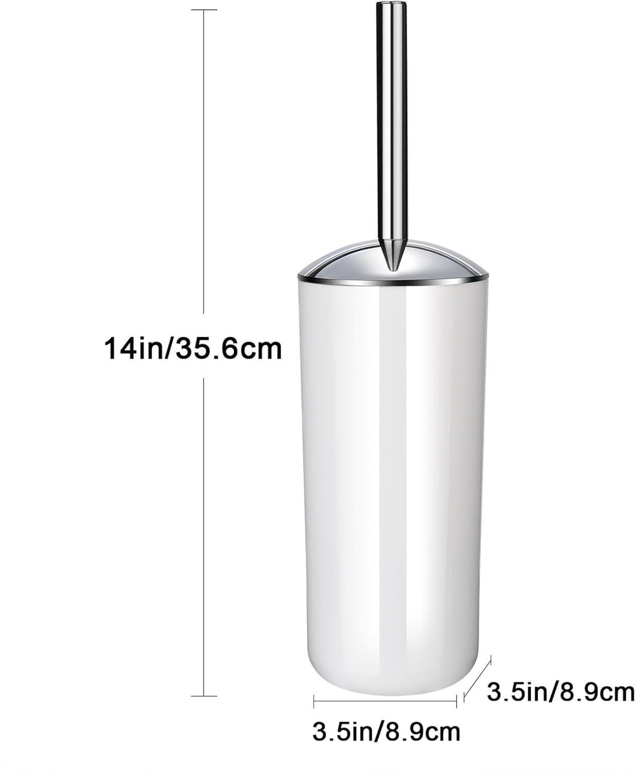 Bath Bliss Bath Bliss Plastic Toilet Brush Set (Set of 2)