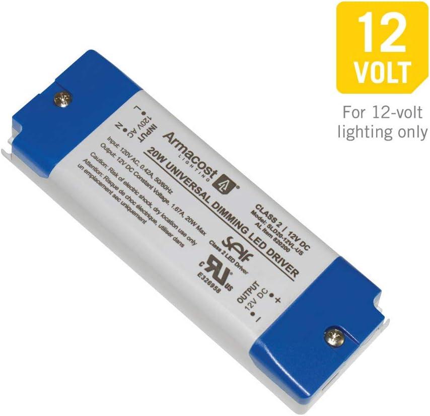 Universal Dimmable LED Driver 12V DC, 20W Electronic Transformer
