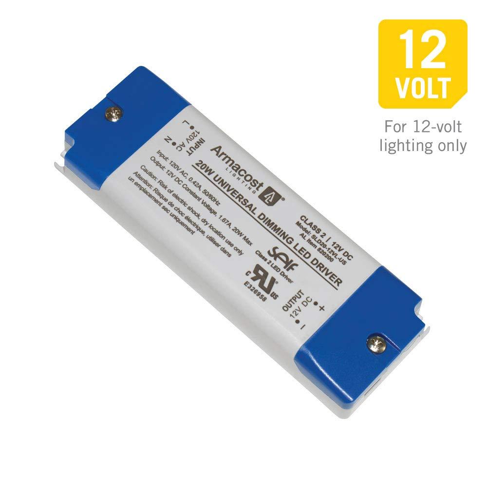 Universal Dimmable LED Driver 12V DC, 20W Electronic Transformer