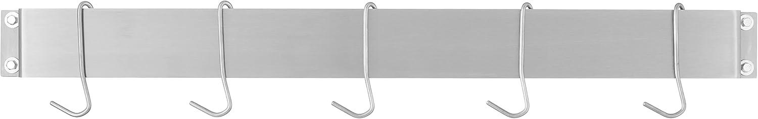 Cuisinart CRBW-33B 33-In. Bar Wall Rack, Brushed Stainless