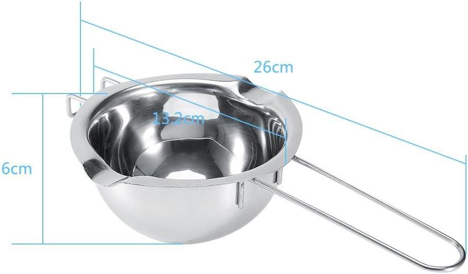 Haofy Stainless Steel Double Boiler Pots Universal Chocolate Butter Melting Pot Pan Milk Bowl Double Boiler Kitchen