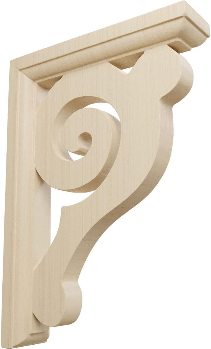 Bulwark 8.5" Rubberwood Decorative Corbel Bracket