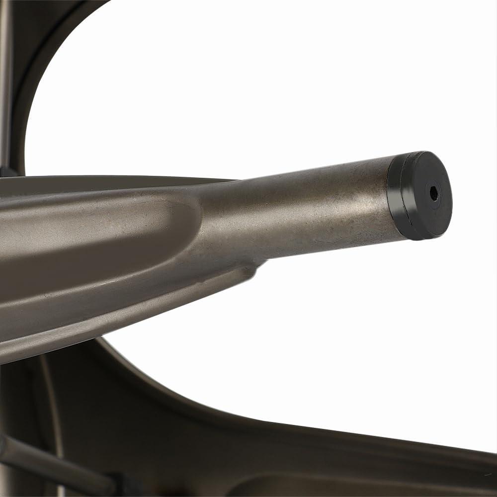 Yaheetech 4 pcs Metal Fir Wood Chairs Stackable Dining Chair Wooden Seat with Backrest Footrests Armless Stool for Home Trattoria Bistro Cafe Shop,Gun Metal