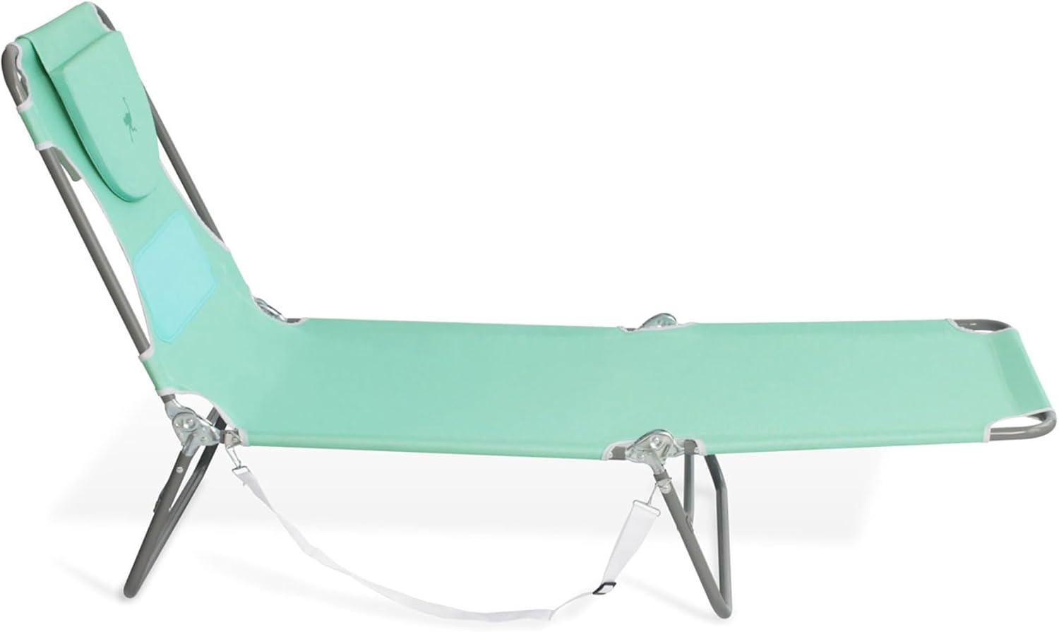 Ostrich Ostrich Chaise Lounge, Portable Facedown Beach Camping Pool Tanning Chair