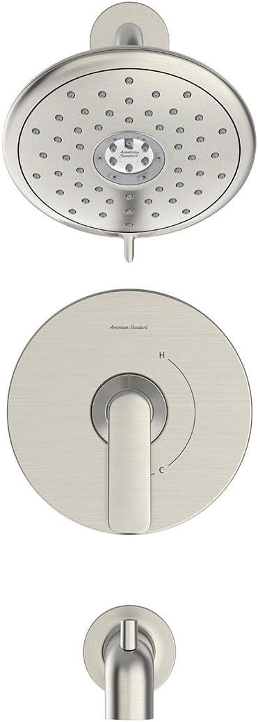 Brushed Nickel Multi-Head Wall Mounted Shower Trim Kit