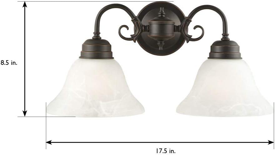 Design House Millbridge Wall Mount Sconce in Oil-Rubbed Bronze, 2-Light