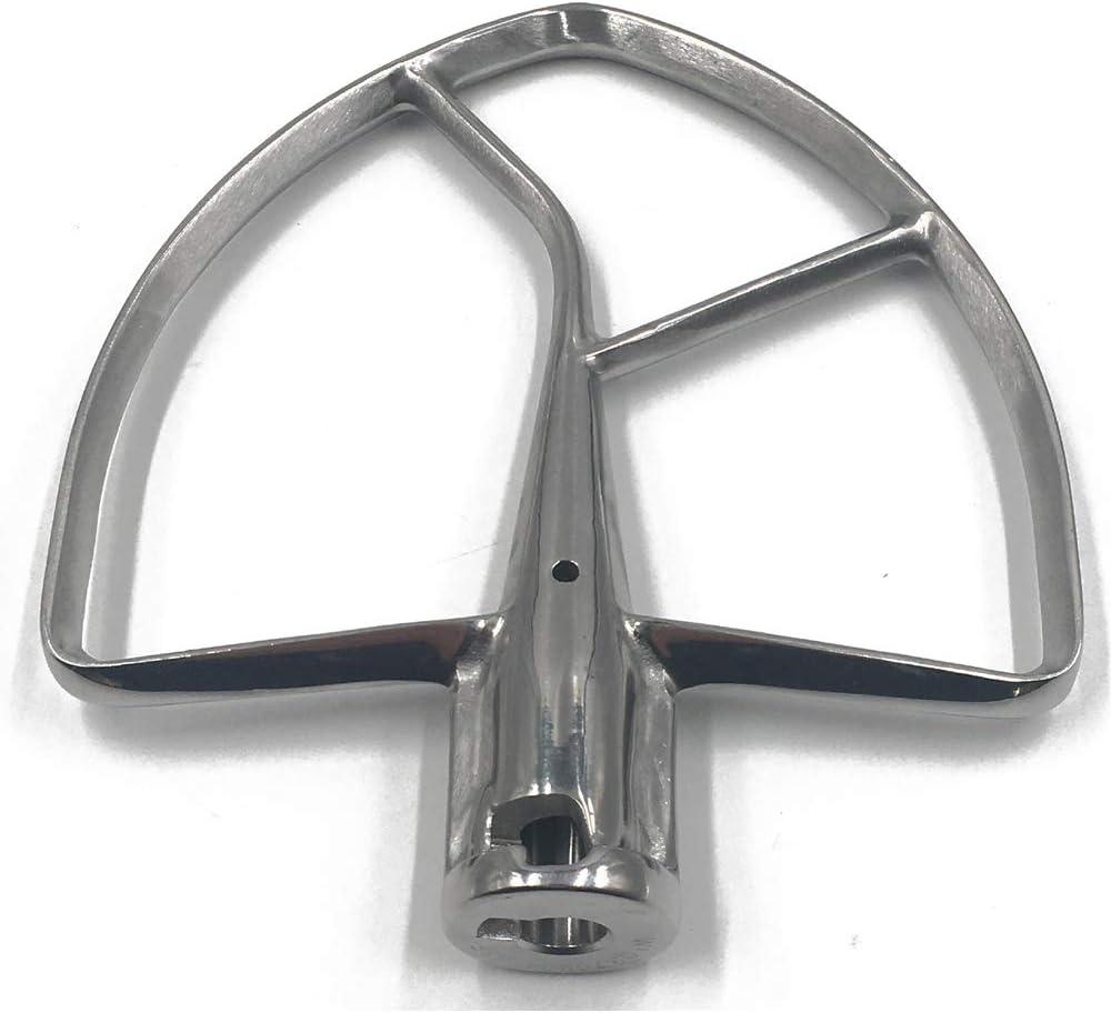 KitchenAid Commercial Stainless Steel Flat Beater - NSF Certified, KSMC7QFB