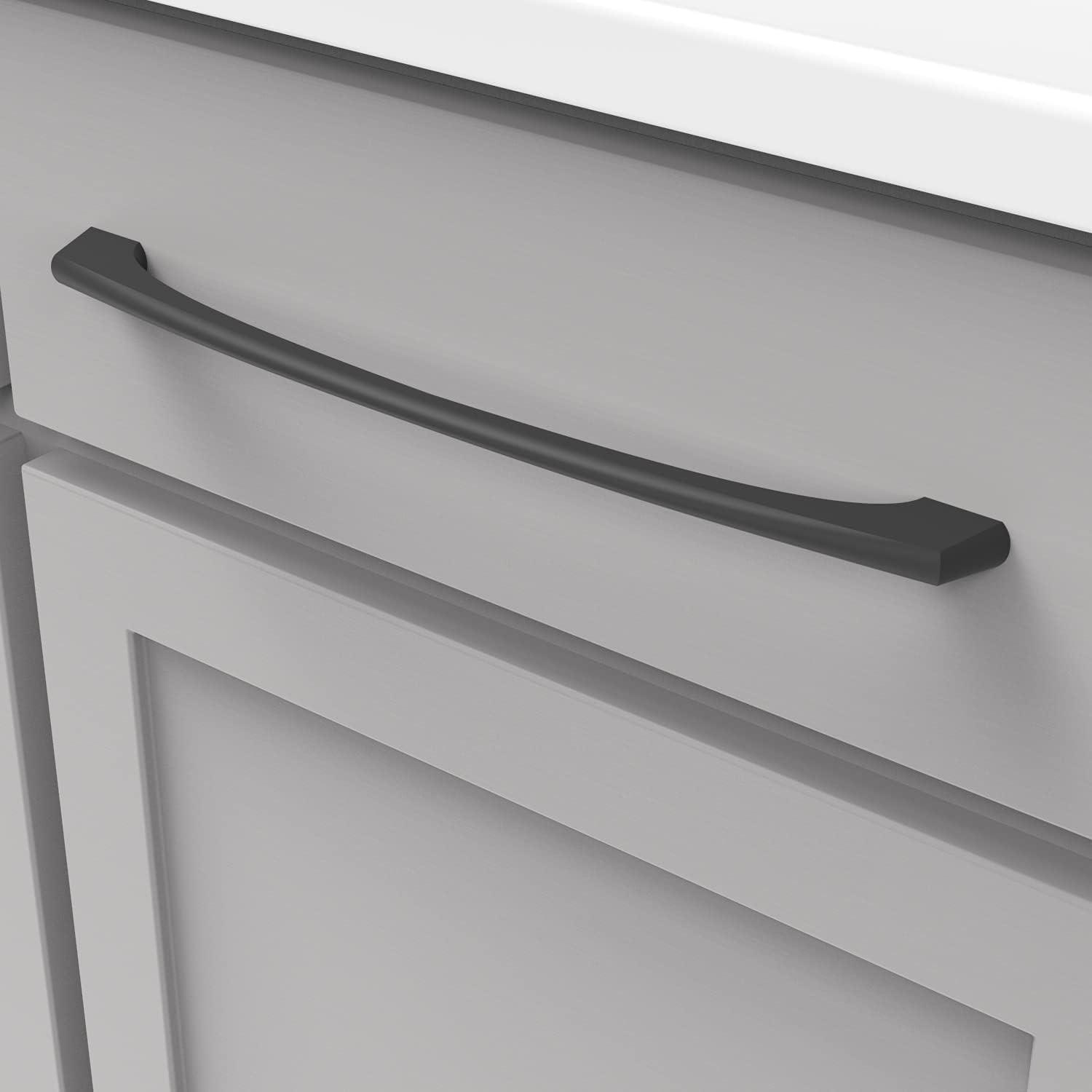 Greenwich Kitchen Cabinet Handles, Solid Core Drawer Pulls for Cabinet Doors, 13-1/4 Inch