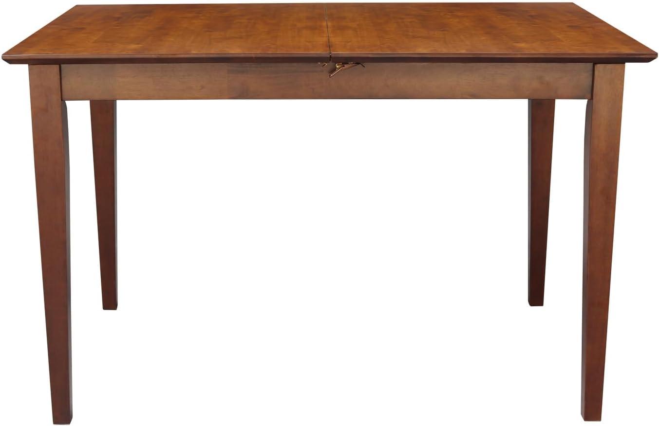 32"x48" Shaker Style Extendable Dining Table - International Concepts