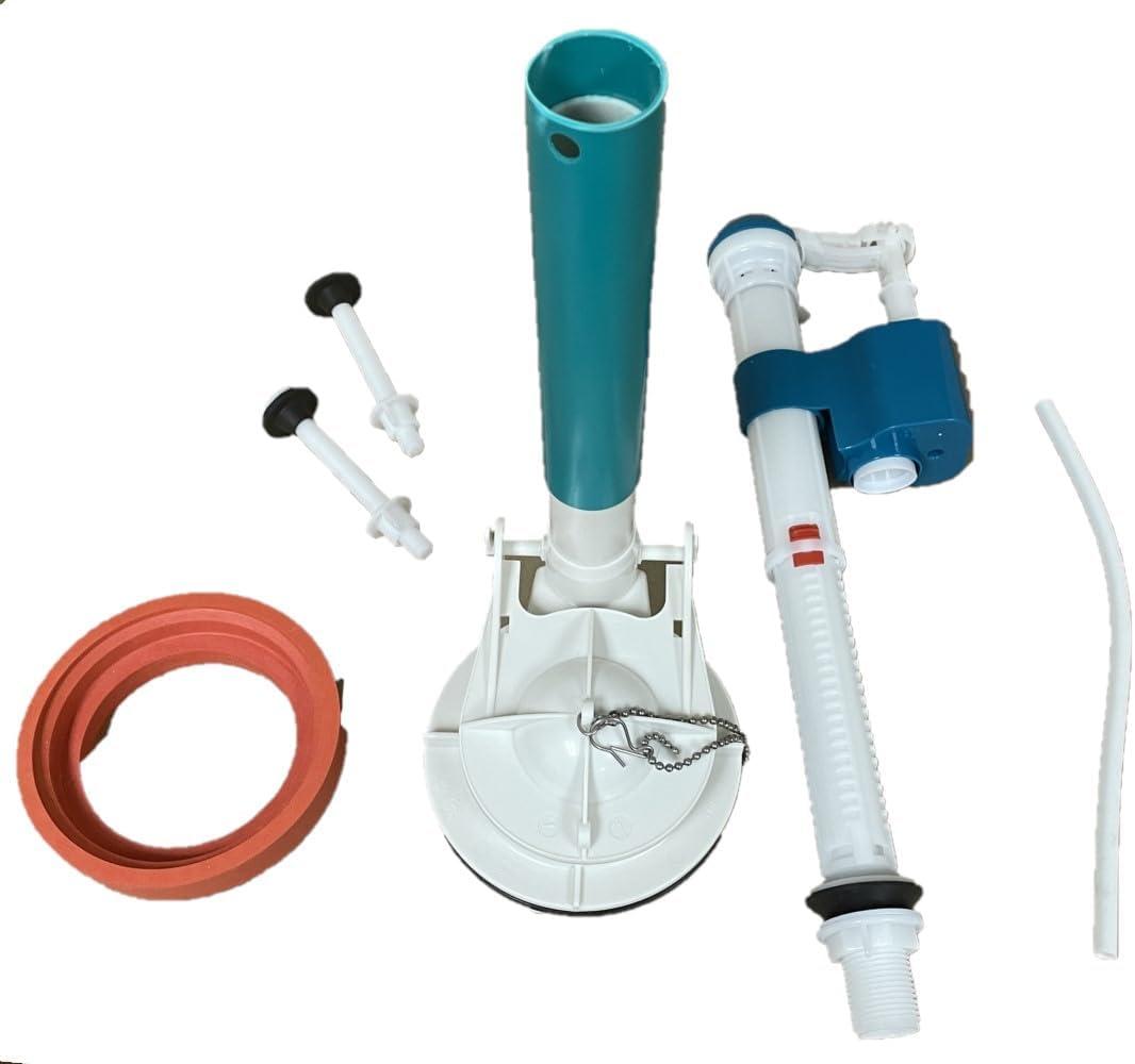 American Standard Champion 4 Toilet repair Kit For Two Piece Toilets- Fully Adjustable, Rubber gasket and Stainless Steel Bolts