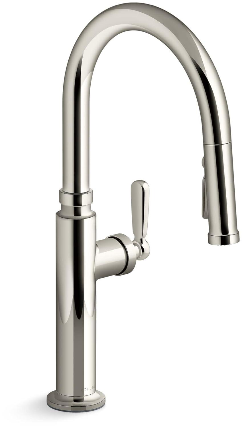 Edalyn by Studio McGee Pull-Down Kitchen Sink Faucet with Three-Function Sprayhead