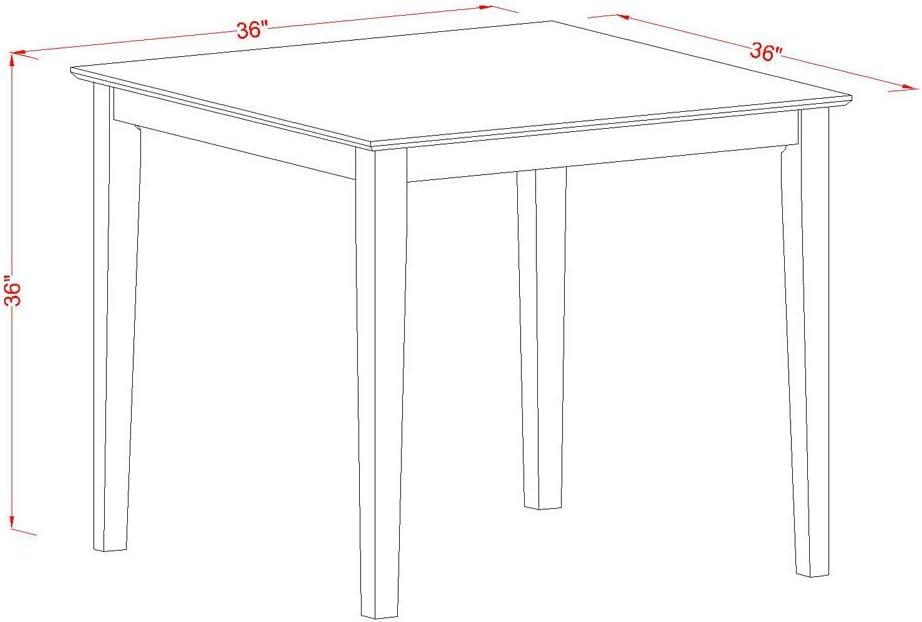 Mahogany Square Extendable Counter Height Table