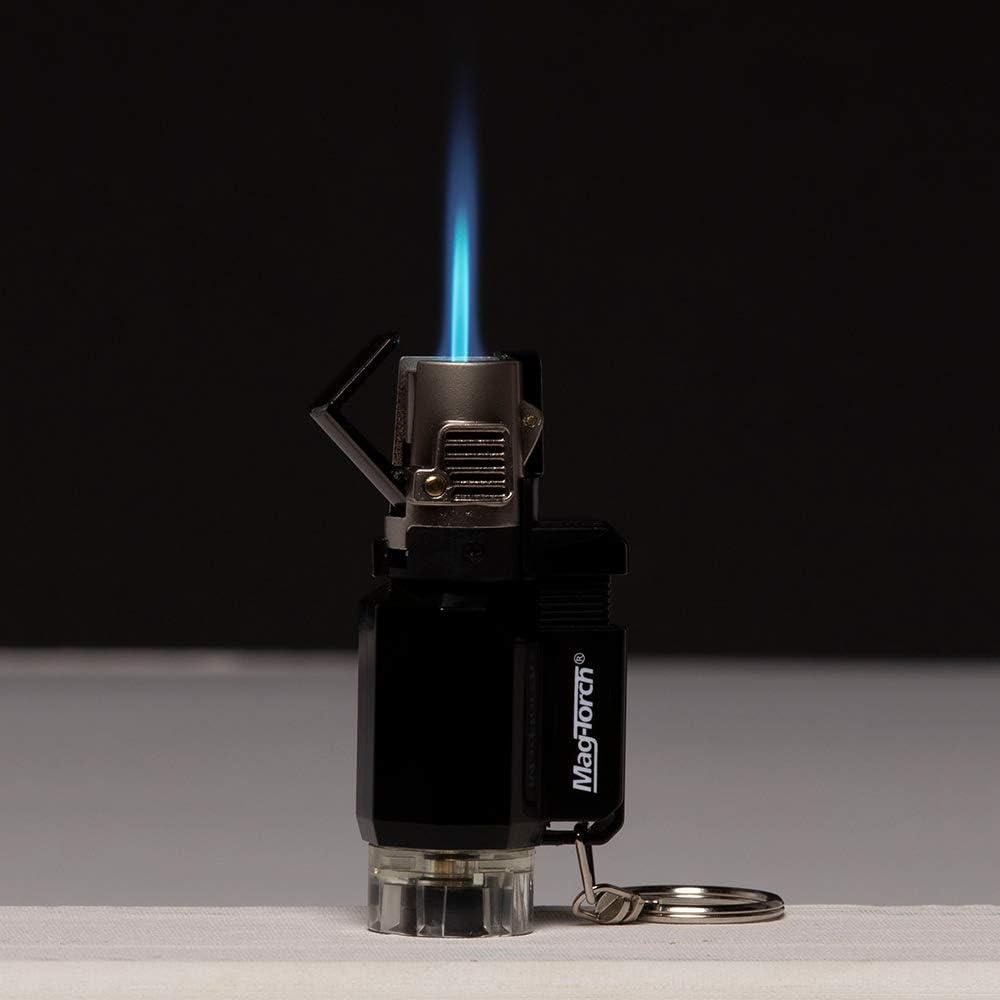 Black Durable LED Pocket Torch Keychain