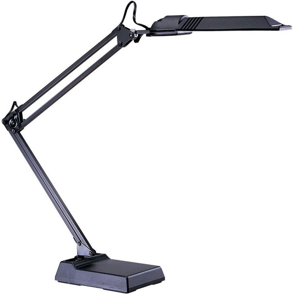 Dainolite Fluorescent Extended Reach Desk Lamp - Black